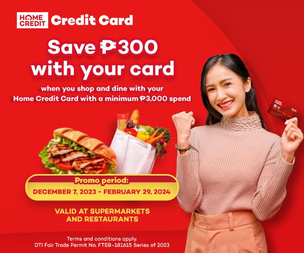Credit Card Shop & Dine Rebate Promo